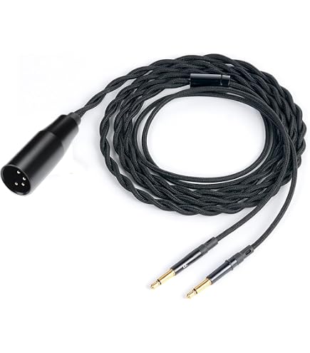Amazon | Toxaoii 4ピン XLR バランス交換アップグレードケーブル